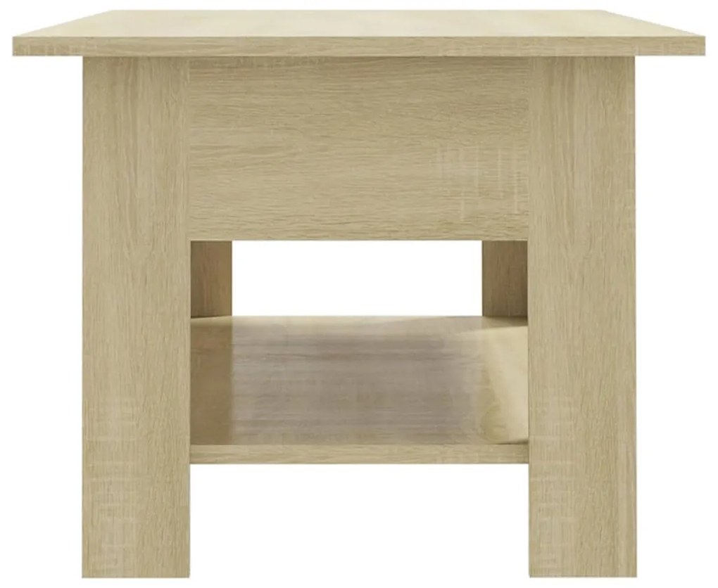 Mesa de centro 102x55x42 cm madeira processada carvalho sonoma