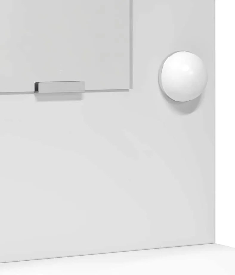 Mesa de Toucador com Luzes LED Branca 50x41x135 cm