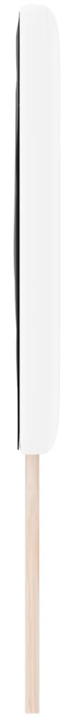 Cabeceira vidaXL Design Simples Branco Puro 140 cm em Couro Sintético