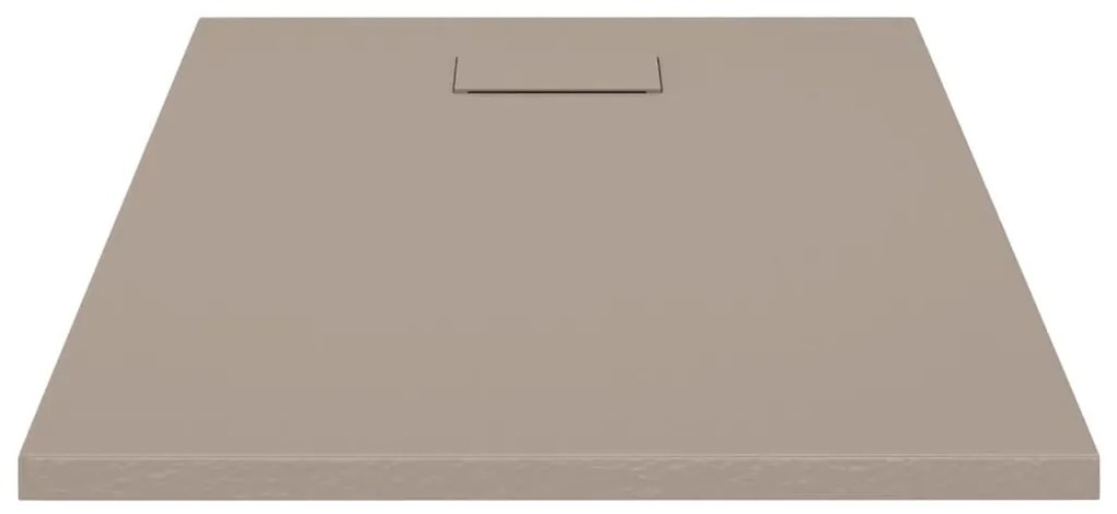 Base de chuveiro SMC 100x70 cm castanho