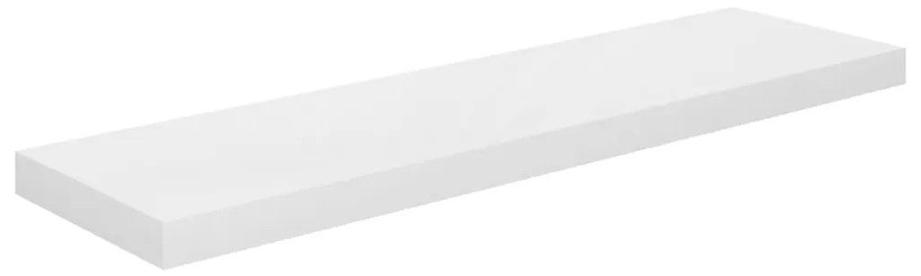 Prateleiras de parede suspensas 4 pcs 90x23,5x3,8cm MDF branco