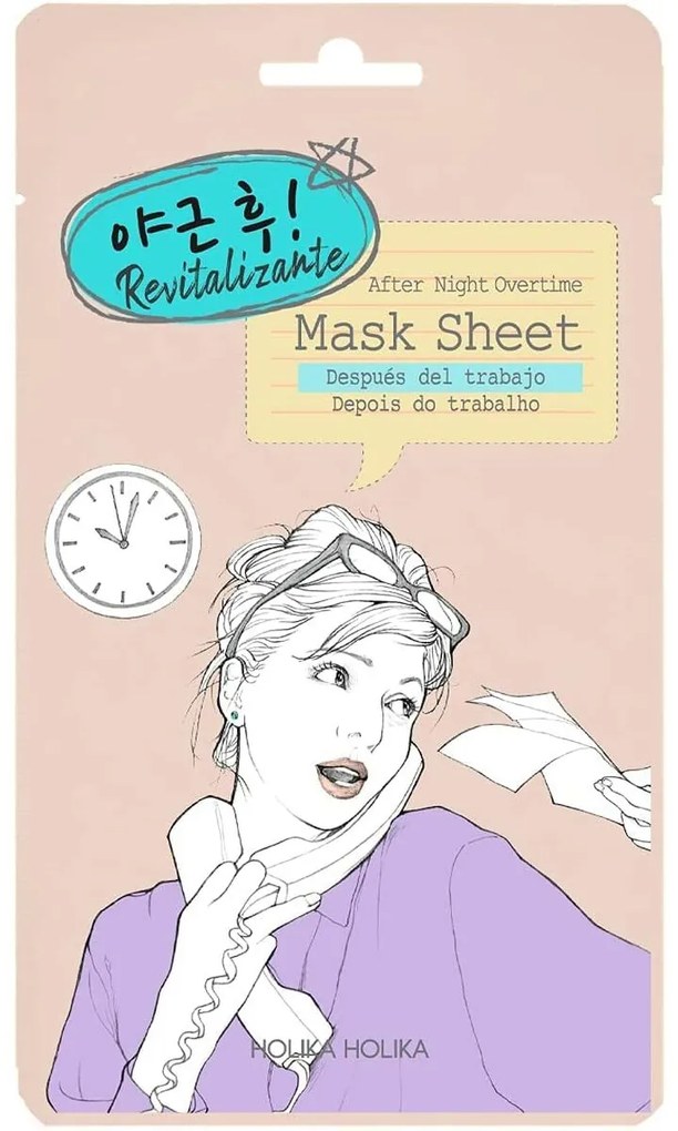 Máscara Facial Holika Holika After Night Overtime