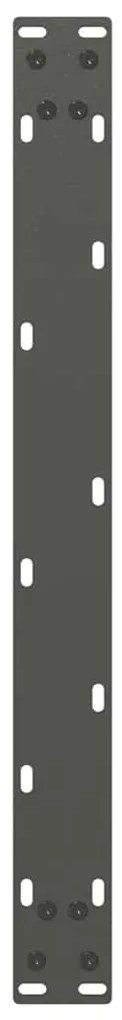 Pés para mesa de centro em forma de U, 2 peças, antracite, 60x(30-31)