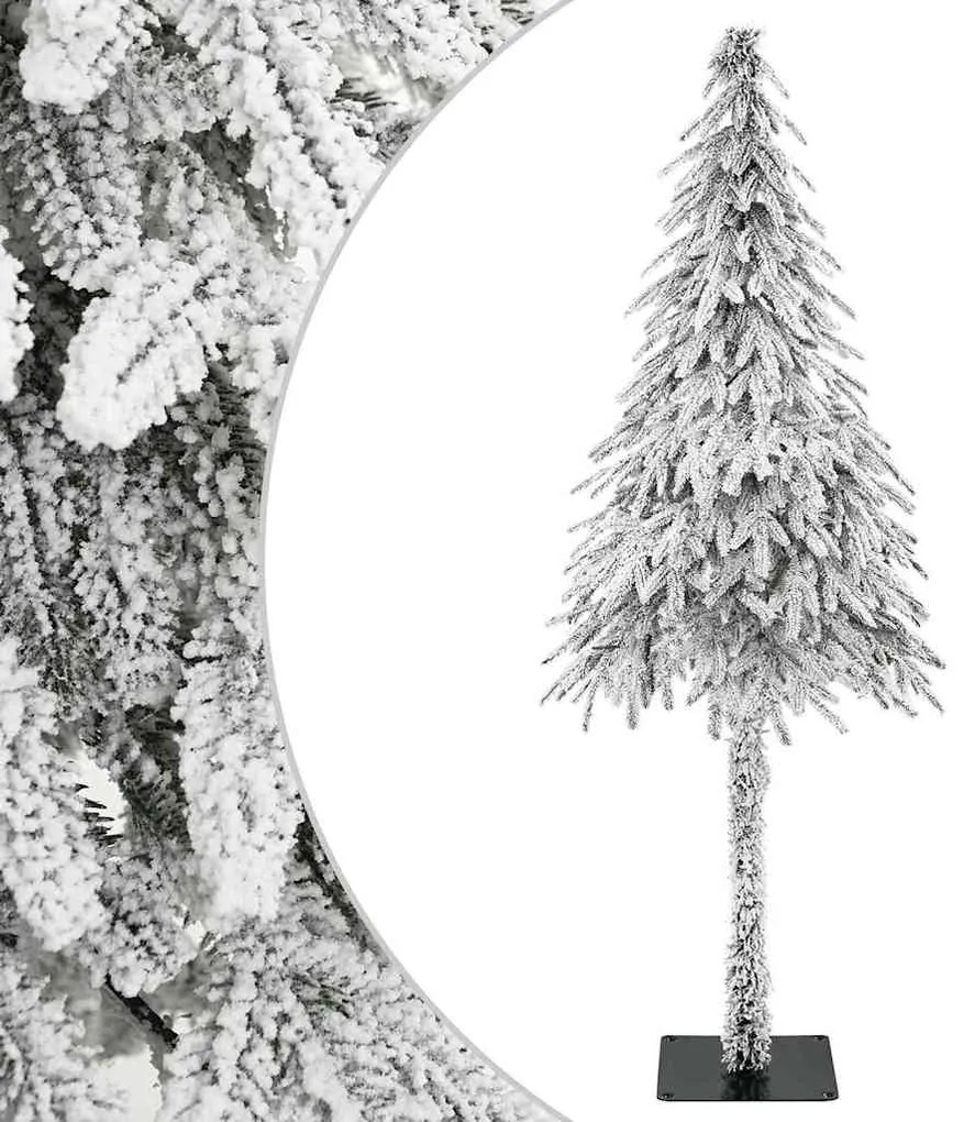 vidaXL Árvore de Natal Artificial com suporte Branco 71 x 71 x 150 cm