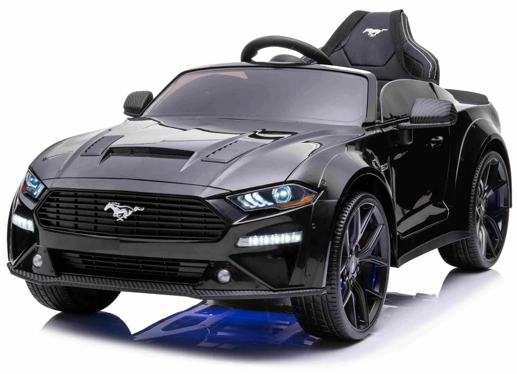 Carro de drift elétrico para crianças Ford Mustang 24V rodas de drift suaves- 2 motores de 25.000 rpm- modo de drift a 13 km/h- bateria de 24 V- rod