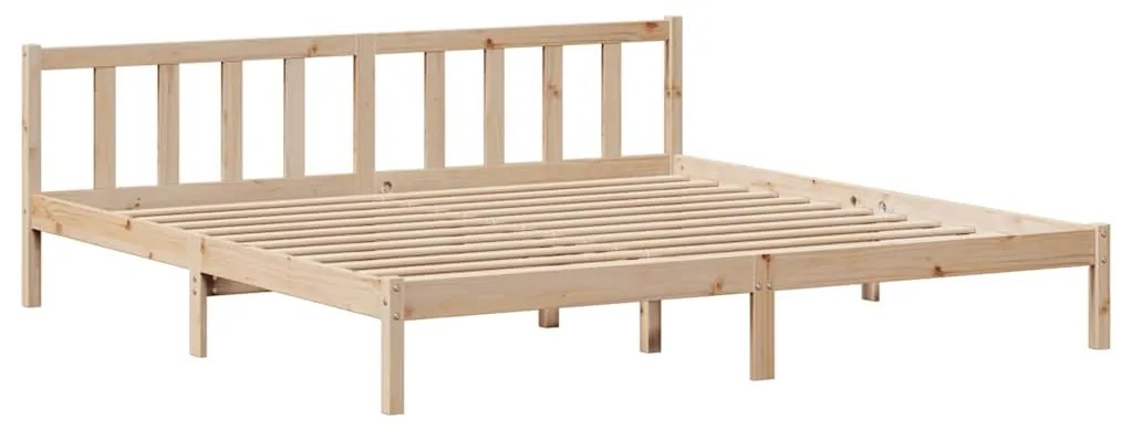 Cama sem colchão 180x200 cm madeira de pinho maciça