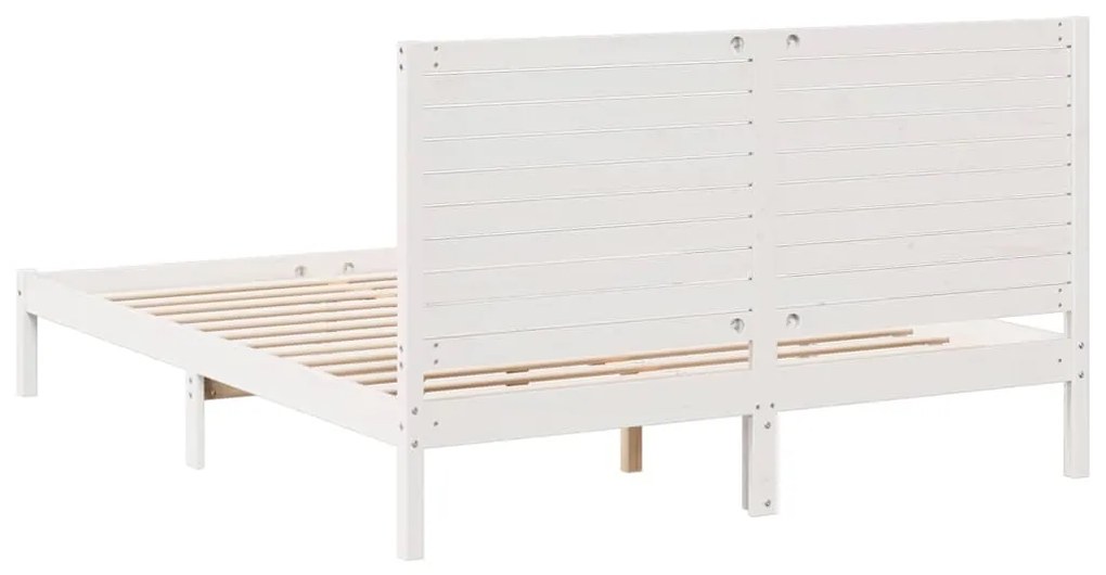 Cama extra longa sem colchão 140x210 cm madeira maciça