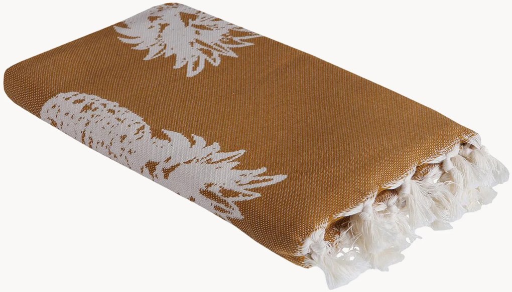 Toalha hammam em jacquard de algodão Ananas