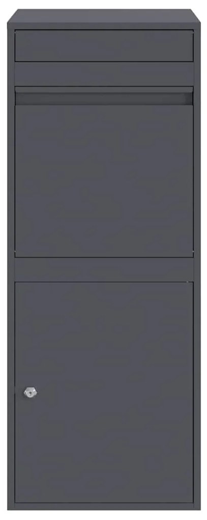 Caixa para entrega de pacotes Antracite 41 x 38 x 103 cm Aço