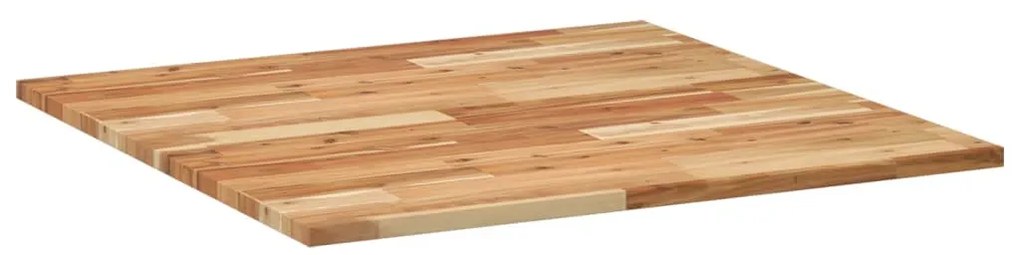 Tampo de mesa quadrado 80x80x2 cm madeira de acácia maciça