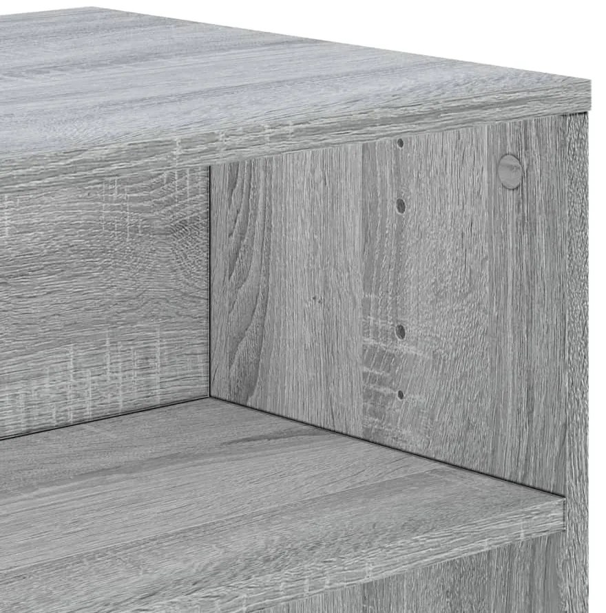 Móvel de TV 120x40x40 cm derivados de madeira cinzento sonoma