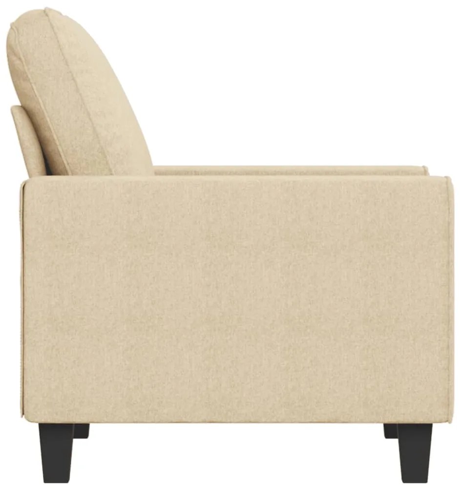 Poltrona 60 cm tecido cor creme