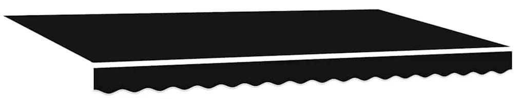 Toldo Retrátil Manual Preto e Anthracite