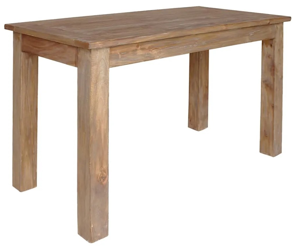 Mesa de jantar madeira de mogno maciça 120x60x77 cm