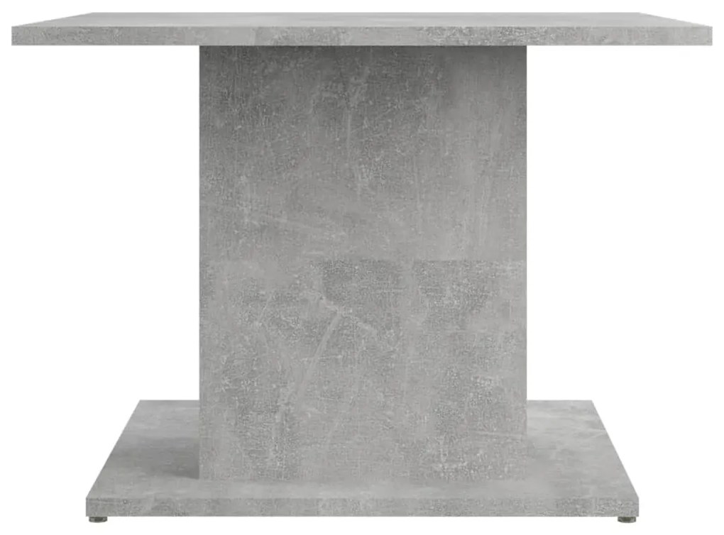 Mesa de centro 55,5x55,5x40 cm derivados madeira cinza-cimento