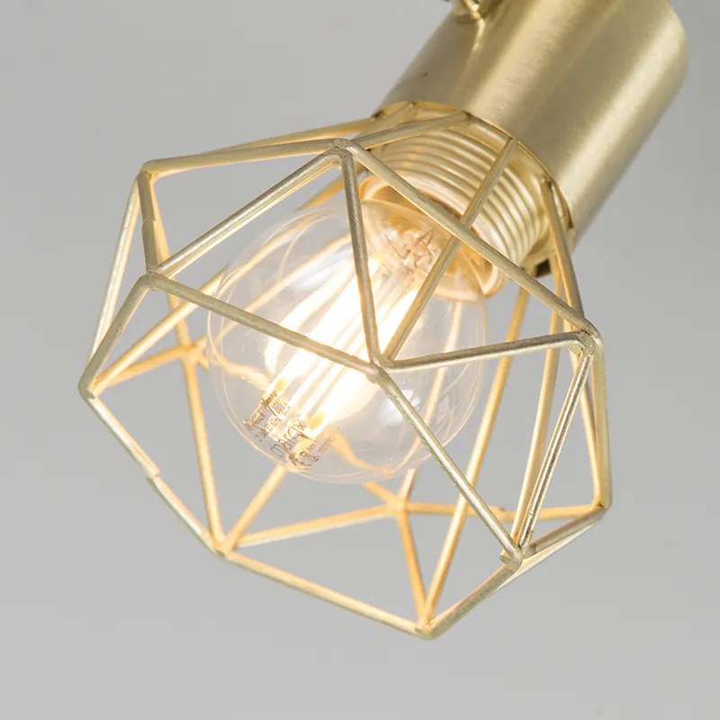 Conjunto de 2 focos Art Deco em latão giratórios e inclináveis - Mosh