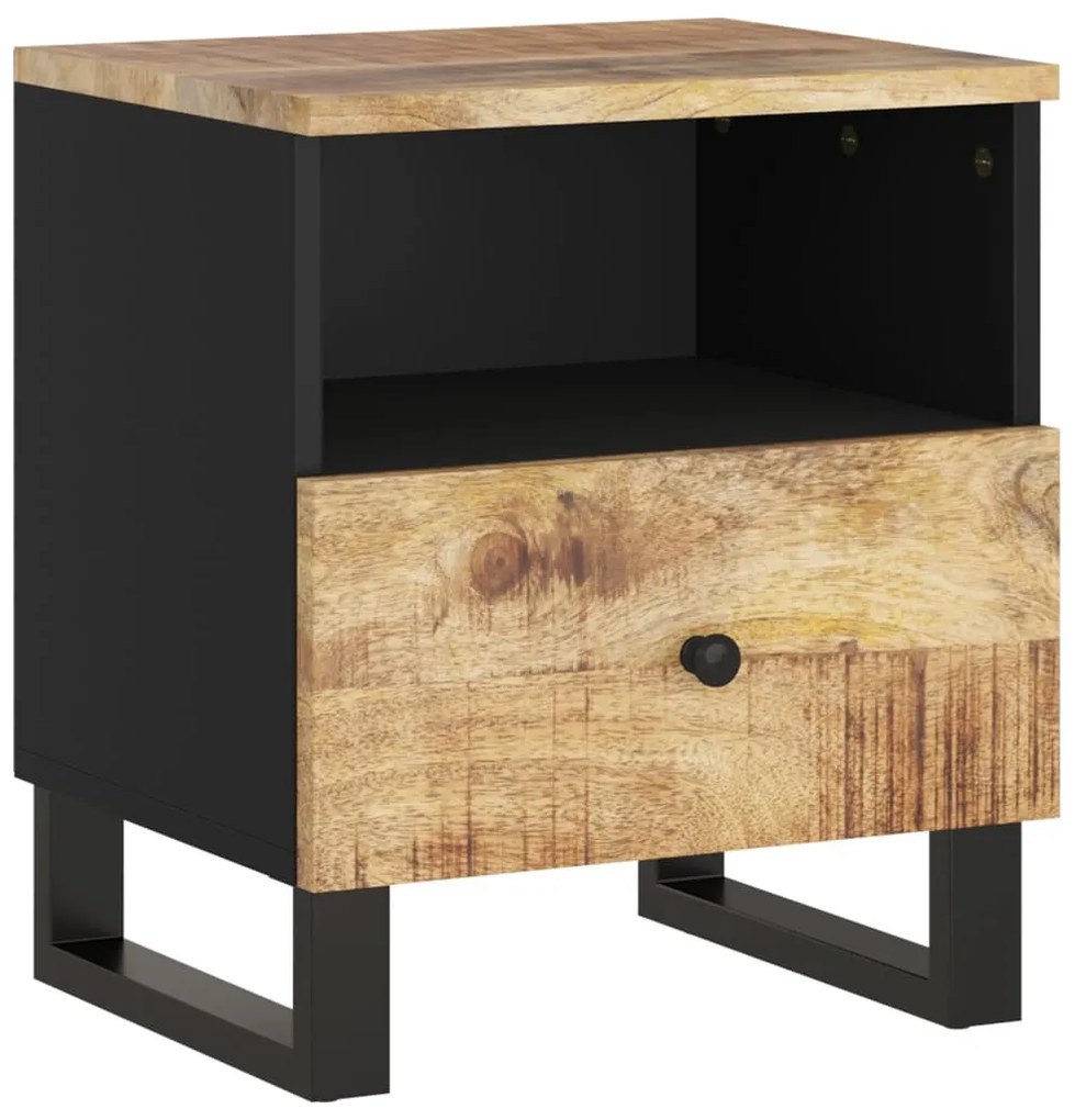 Mesa de cabeceira madeira de mangueira maciça/derivados madeira