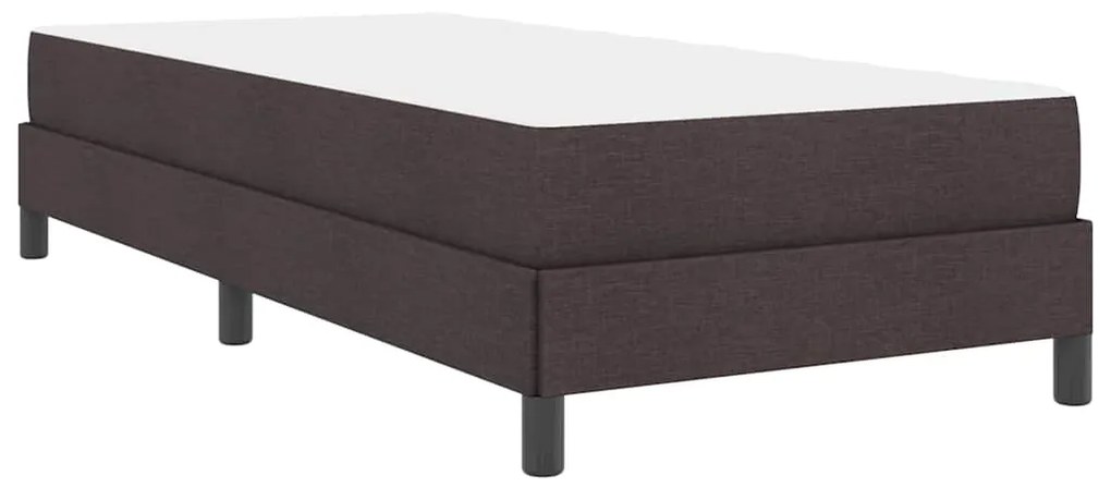 Cama Box Outros Castanho escuro 90 x 190 cm tecido