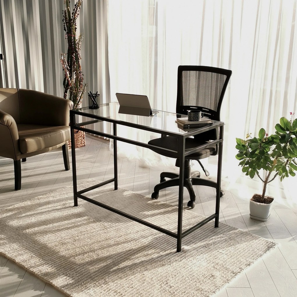 Secretária Network – Preto – 100 cm x 75 cm x 45 cm