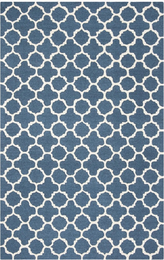 Tapete artesanal de lã de pelo curto Bessa