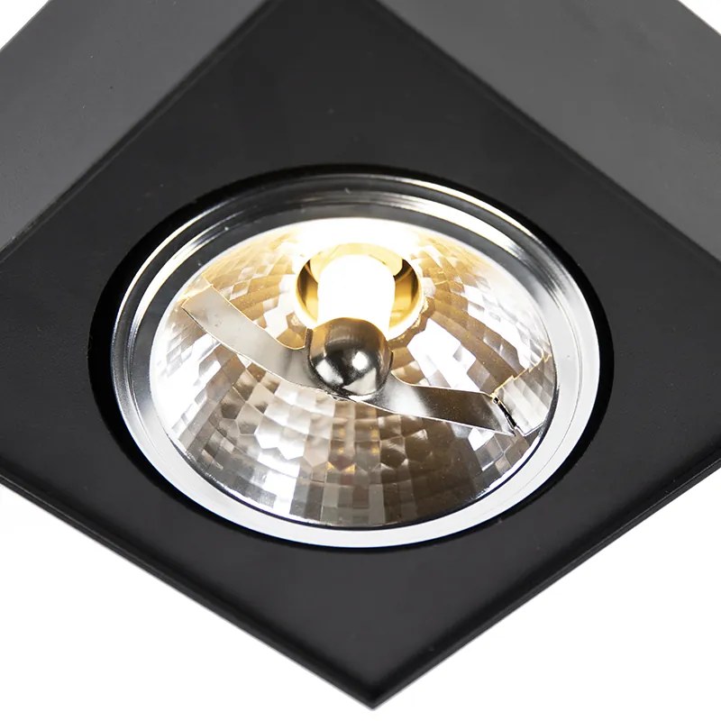 Projetores de design quadrado preto - Kaya Moderno