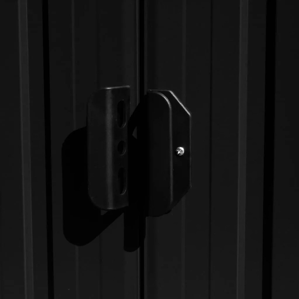 Abrigo de jardim 257x298x178 metal antracite