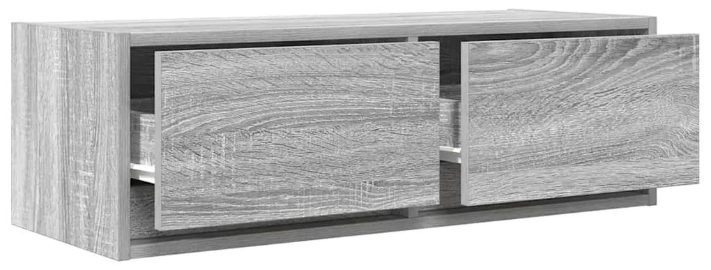 Móveis de TV 2pcs 80x31x25,5cm deriv. madeira sonoma cinzento