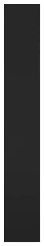 Estante/divisória 80x30x198 cm derivados de madeira preto