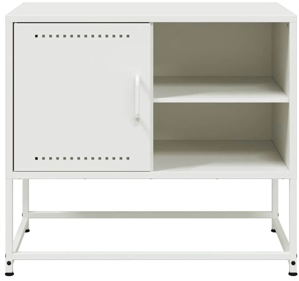 Móvel de TV 68x39x60,5 cm aço branco