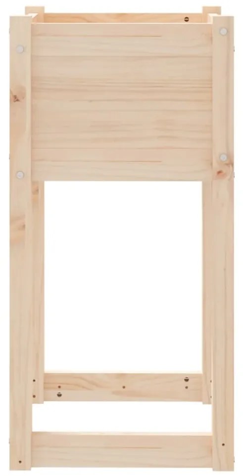 Vasos/floreiras 2 pcs 40x40x81 cm pinho maciço