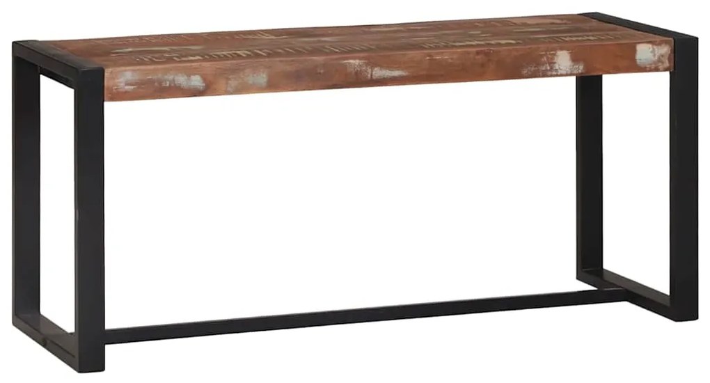 Banco Multicolorido 100x35x45 cm Madeira Recuperada