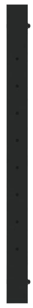 Estruturas bancada ajustáveis 2 pcs 55x(69-95,5) cm metal preto