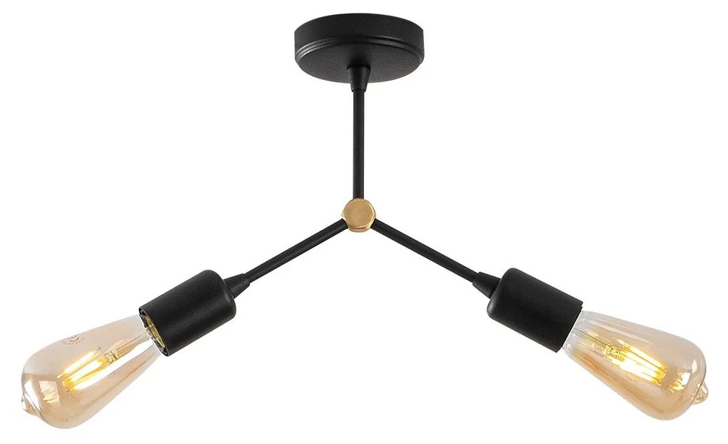 Candeeiro Chandelier Sparrow – Preto – 34 x 10 cm