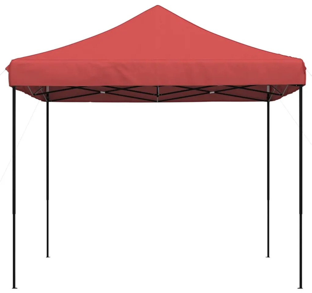 Tenda para festas pop-up dobrável 292x292x315 cm bordô