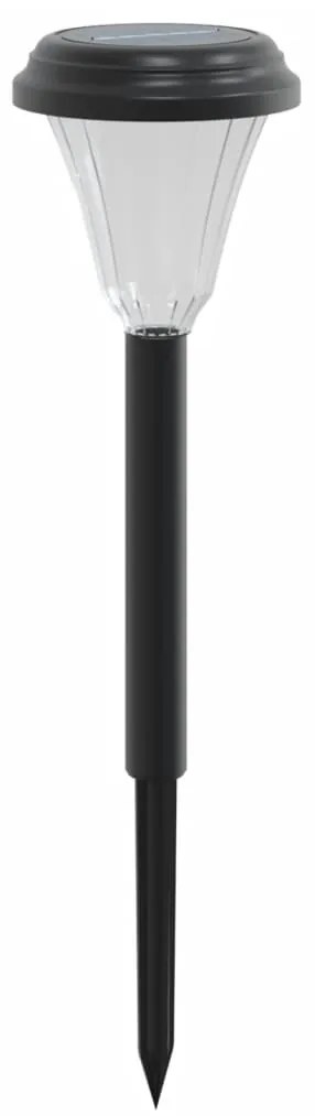 Luzes solares para caminhos com espigões 12 pcs branco