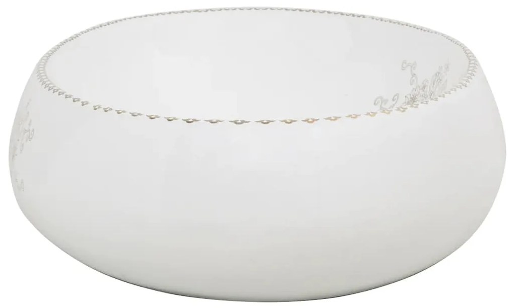 Lavatório de bancada oval 59x40x15 cm cerâmica branco