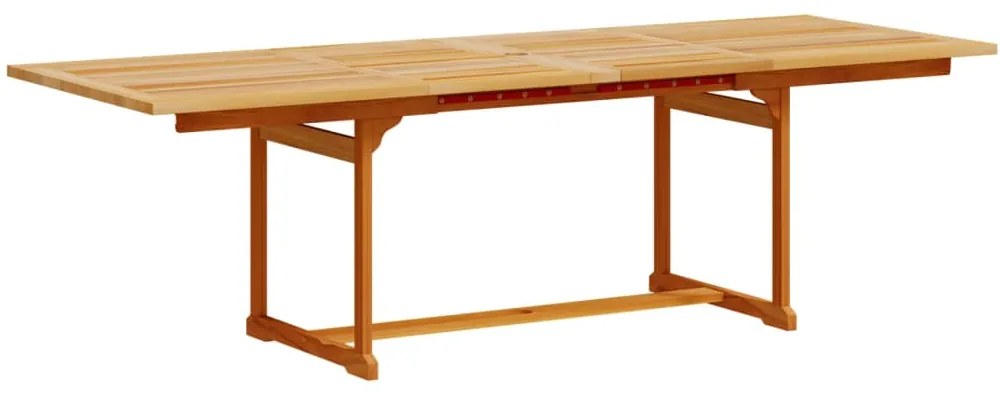 7 pcs conjunto de jantar para jardim acácia maciça e textilene