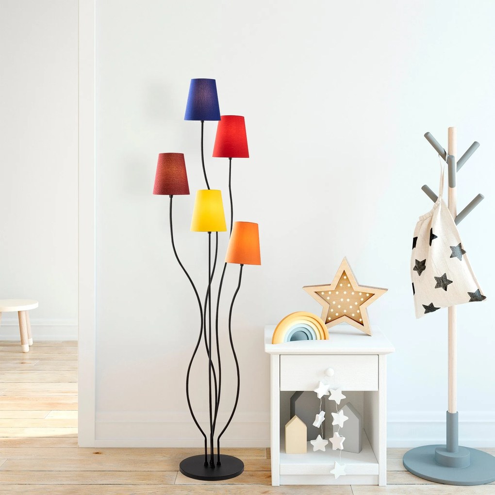 Candeeiro de Pé Bonibon – Multicolor – 44 x 44 x 160 cm