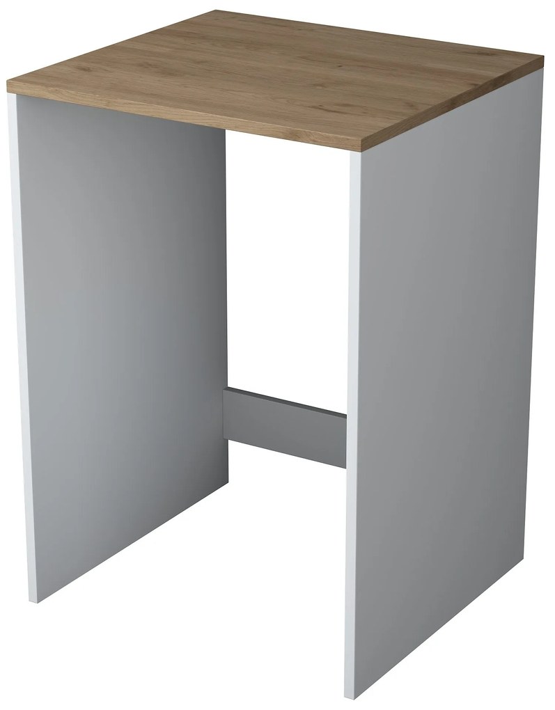 Armário para Máquina de Lavar KD103 – Nogueira/Branco – 65x91,8x60 cm