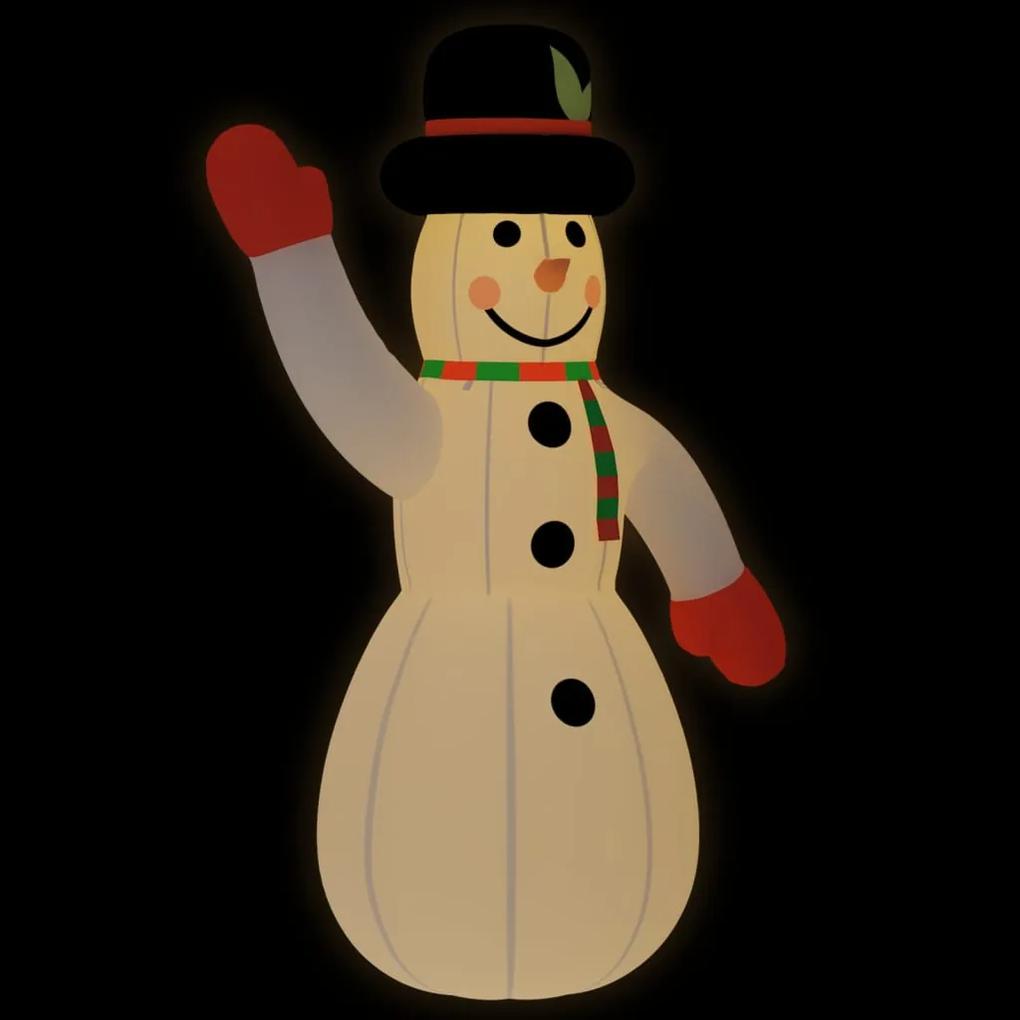 Boneco de neve insuflável com luzes LED 805 cm