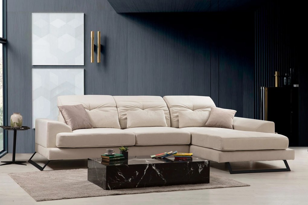 ****
Sofá de canto Frido – Ecru – 190 x 304 cm
**