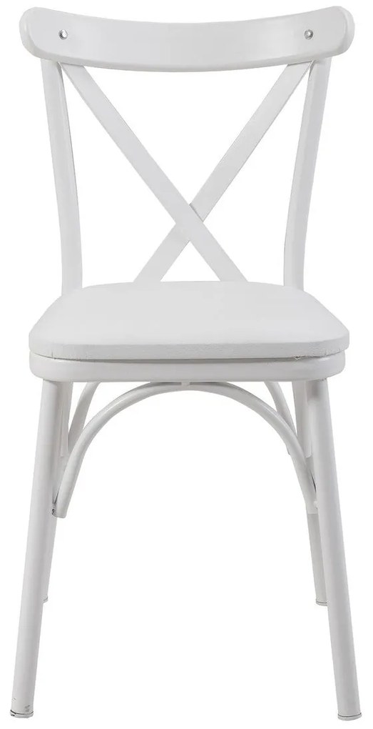Conjunto de Mesa de Jantar Extensível e Cadeiras Oliver – Branco – Mes
