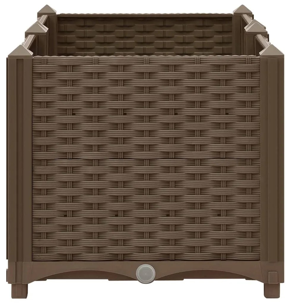 Canteiro elevado 80x40x38 cm polipropileno