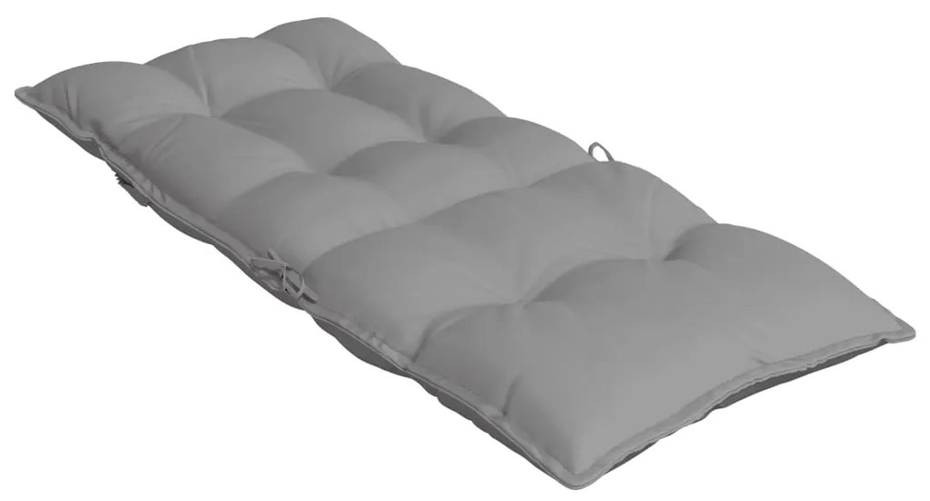 Almofadões p/ cadeira encosto alto 6 pcs tecido oxford cinzento