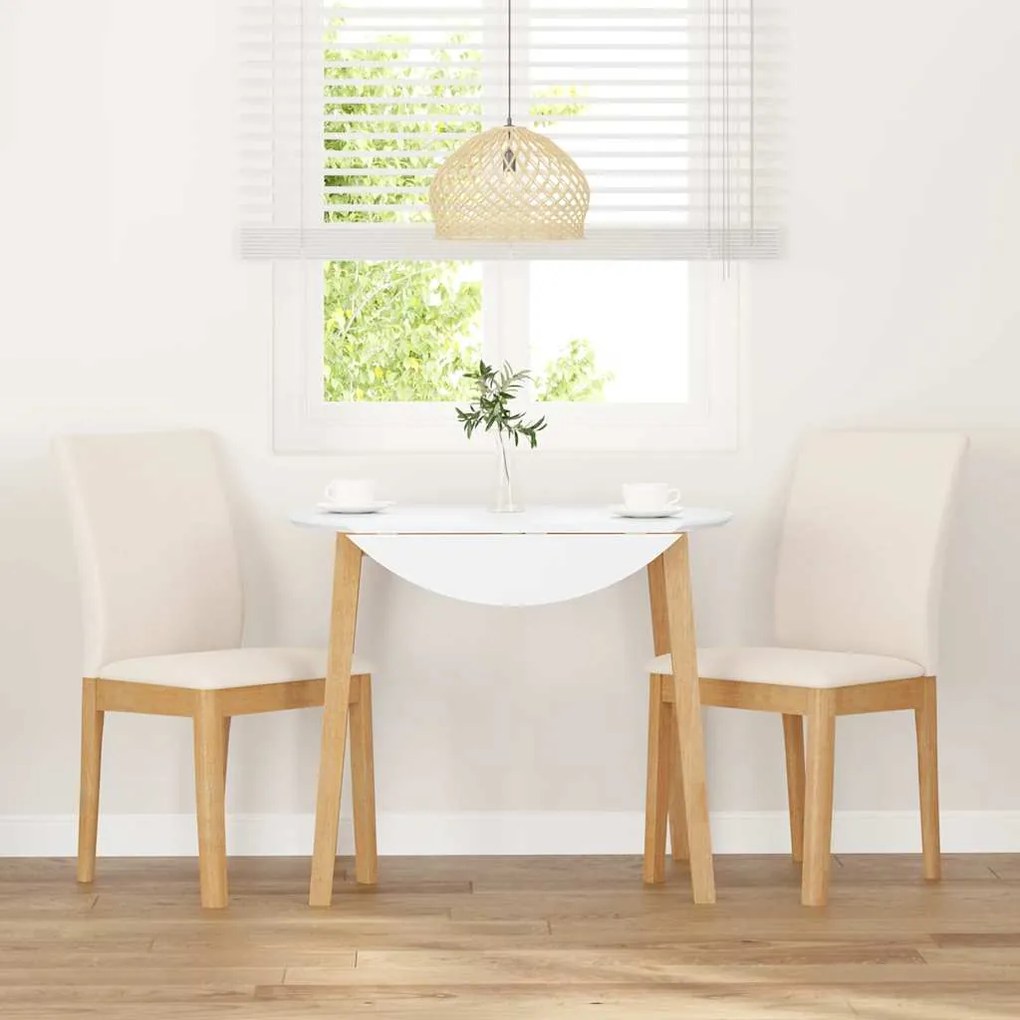 Cadeiras de jantar com almofadões 2 pcs madeira maciça