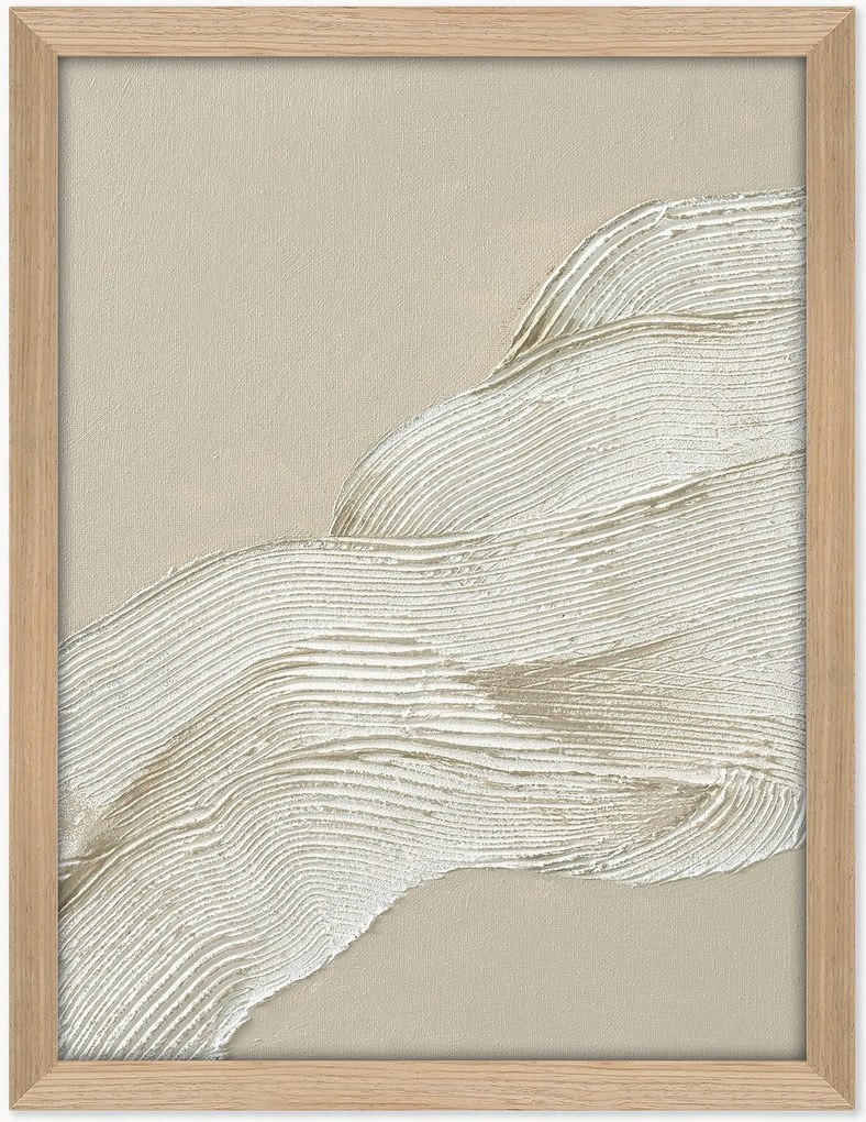 Tela emoldurada pintada à mão Art Shape 2