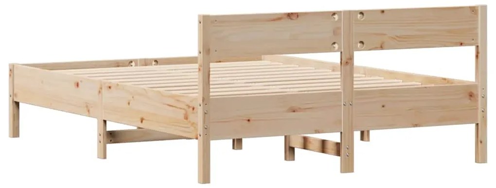 Cama sem colchão 120x190 cm madeira de pinho maciça