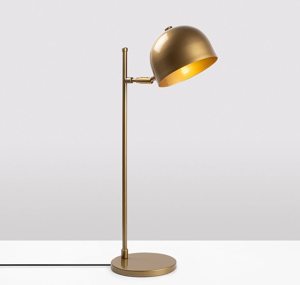 Candeeiro de Mesa Alfa – Dourado – 18 x 20 x 58 cm