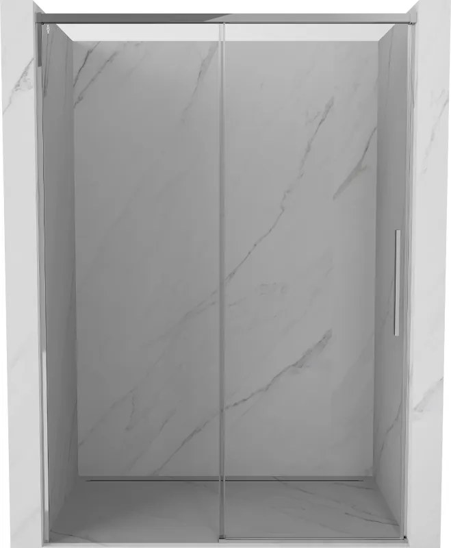 Mexen Rox portas de chuveiro deslizantes 140 cm, transparente, cromado - 8C2-140-000-01-00