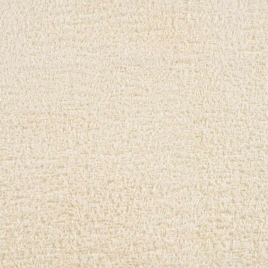 Toalhas de mãos 2 pcs 50x100 cm 360 gsm 100% algodão creme